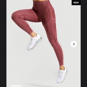 Gymshark Geo Seamless Dusty Pink SZ Small